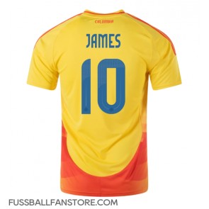 Kolumbien James Rodriguez #10 Replik Heimtrikot Copa America 2024 Kurzarm